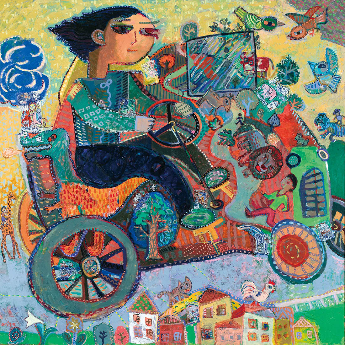 有賀正季 額縁付絵画 有賀正季 額縁付絵画