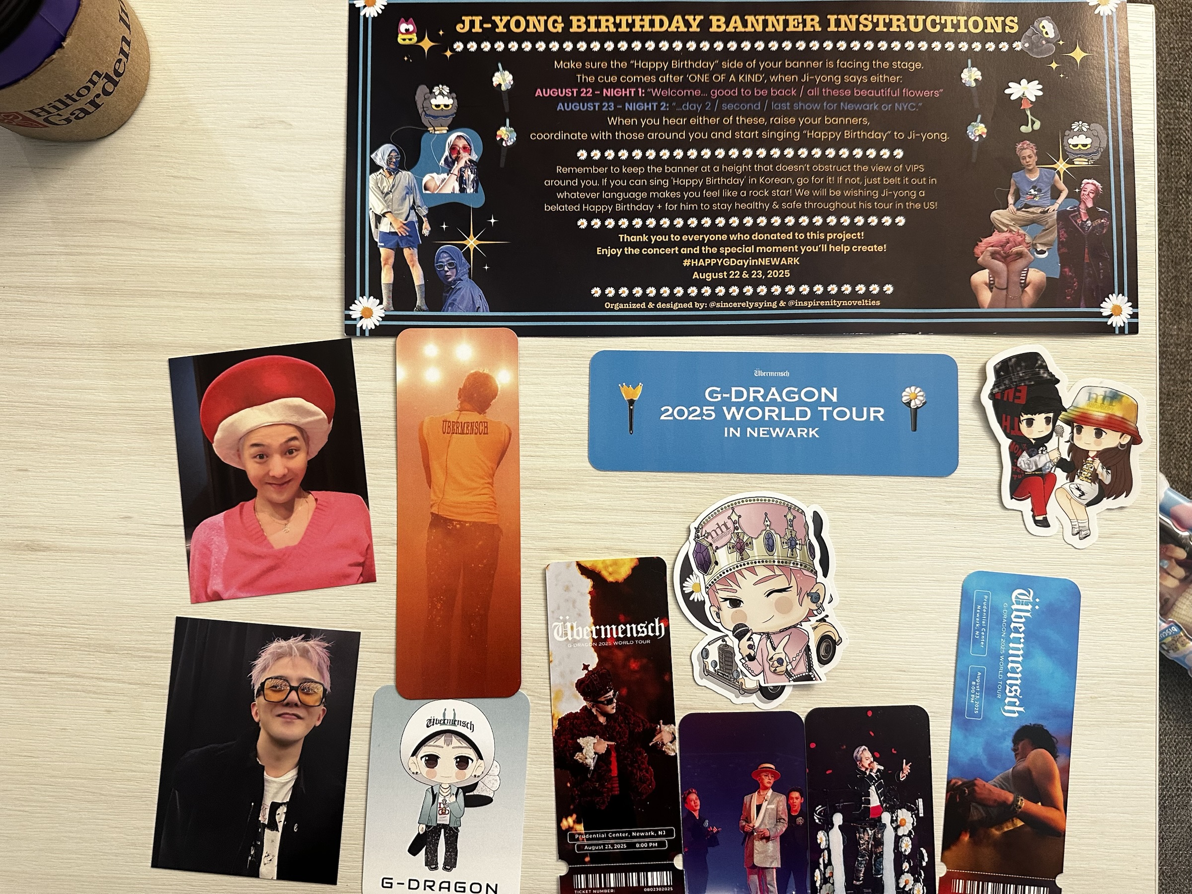 Oh Honestly, Erin » G-Dragon in Newark, Day 2! Pre-Concert