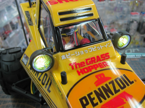 タミヤ コミカルグラスホッパー未走行 ヘックスビス使用オプション多数