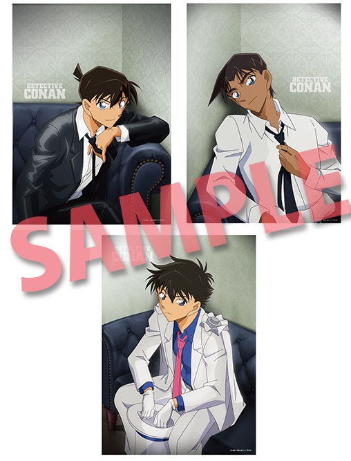 名探偵コナン」工藤新一×服部平次×怪盗キッドの新グッズ登場