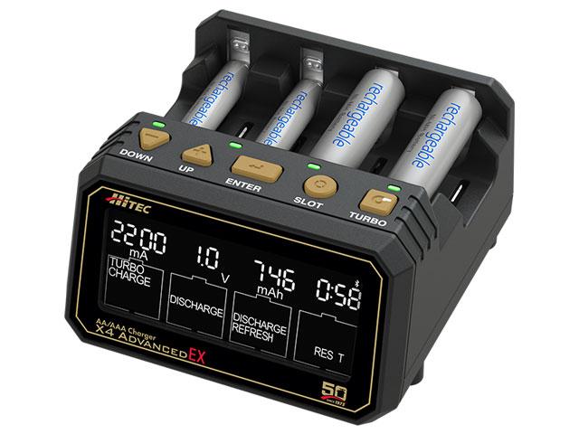 単三/ 単四充電器 AA/AAA Charger X4 Advanced EX ［ AA/AAA