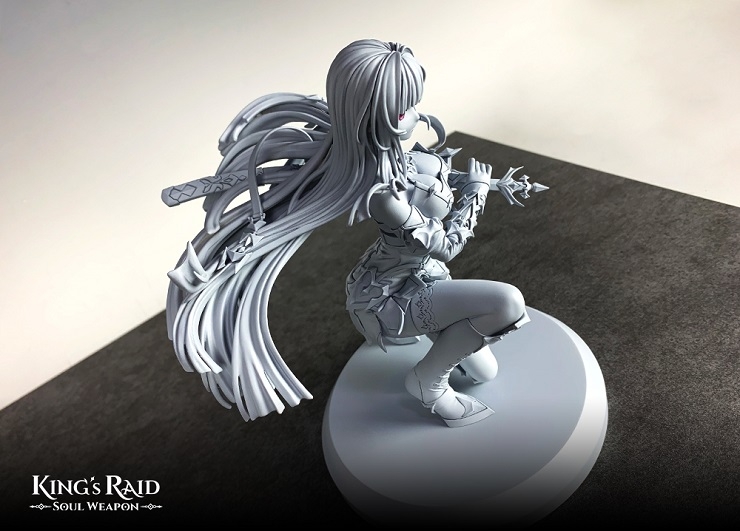 Vespa、『キングスレイド』より「深淵の影セリア」の未塗装ガレージ