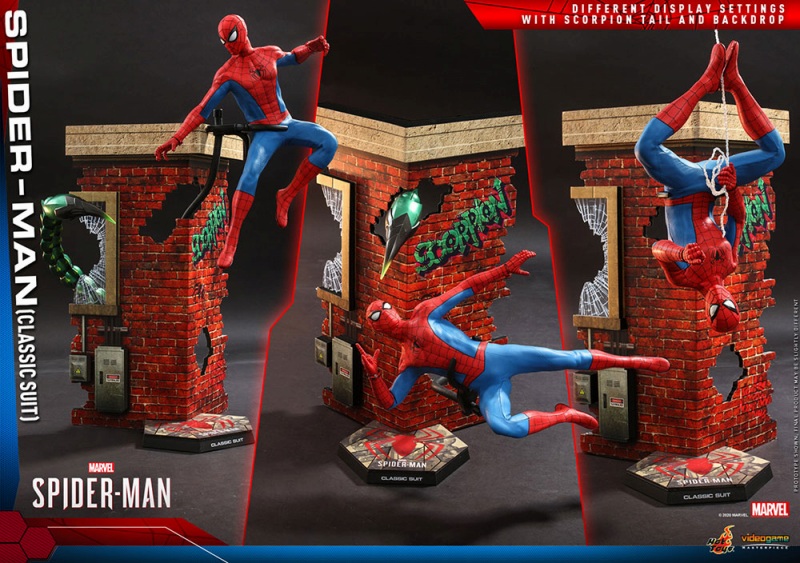 ホットトイズ、ゲーム『Marvel's Spider-Man』よりスパイダーマンの1/6