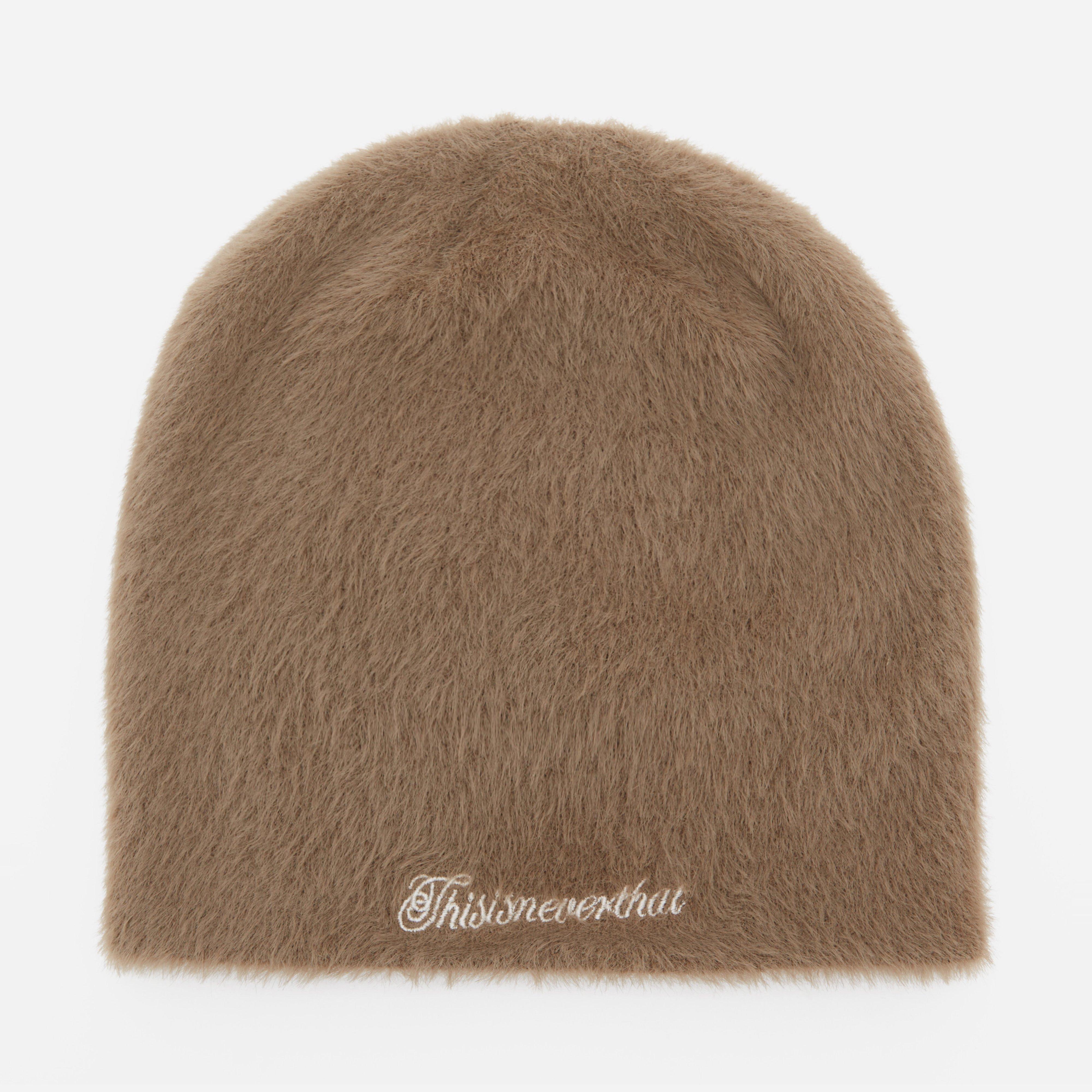 Brown Thisisneverthat Shaggy No Cuff Beanie | HIP