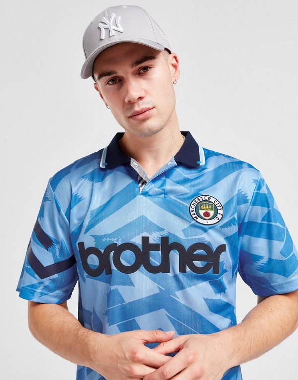 Blue Score Draw Manchester City FC '92 Retro Home Shirt - JD