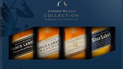 Johnnie Walker The Collection Sampler Gift Set 4 pack 200ml