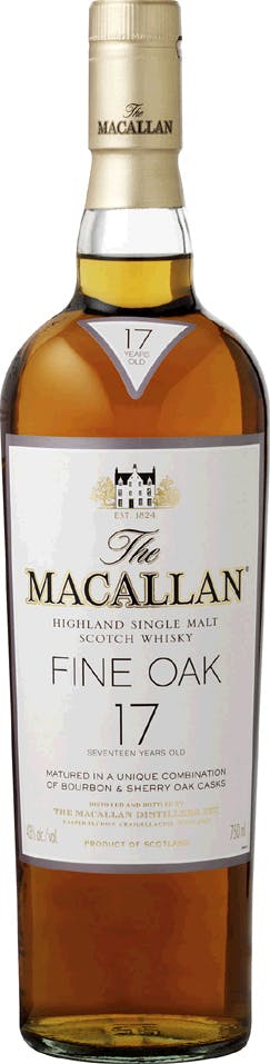 Macallan Fine Oak Single Malt Scotch Whisky 17 year old 750ml - M