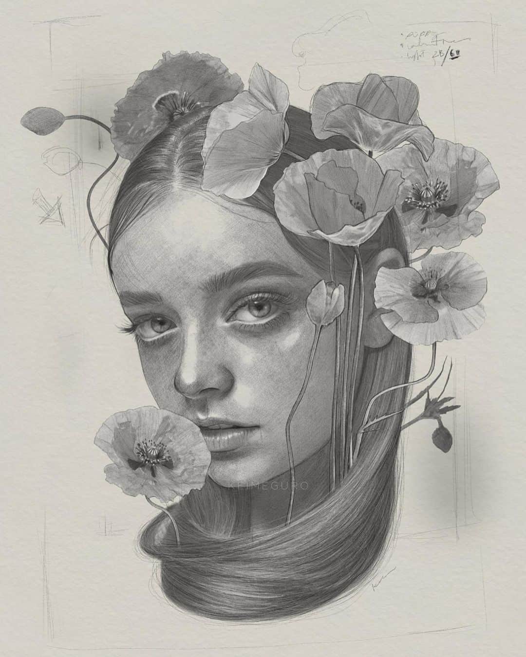 Kei Meguro 目黒ケイ 50枚限定 複製原画