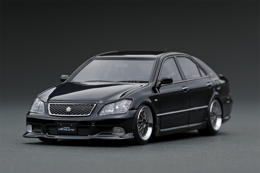 IG1500 1/43 Toyota Crown (GRS180) 3.5 Athlete Black | LINE UP