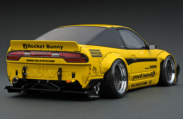 IG1111 1/18 Rocket Bunny 180SX Yellow | LINE UP | [公式] ignition