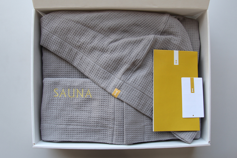 オーガニックコットンのサウナポンチョ| オーガニックコットン100