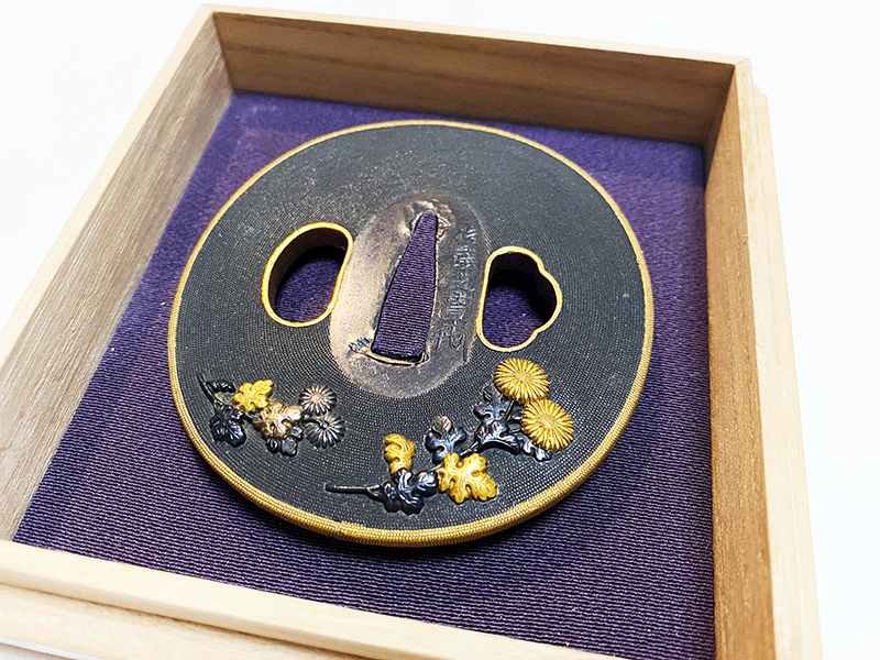 真作/中井藍江/柿と鳥図/桐題箱付/布袋屋掛軸HH-918 真作/中井藍江/柿