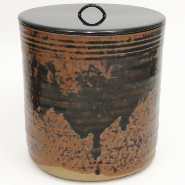 送料込【逢絢亭】茶道具 水指 瀬戸焼 刷毛目 高麗写 加藤雄平