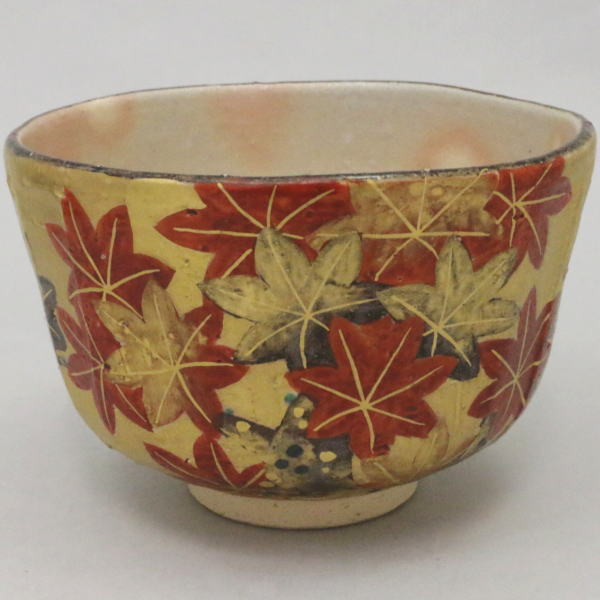 南口閑粋 卯花 郭公 ほととぎす 茶道具 茶碗 抹茶碗 藻3 茶道具 茶碗 立雛