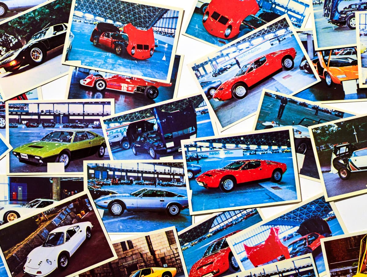 スーパーカー カード 大判 昭和 11枚セット ランボルギーニ ポルシェ