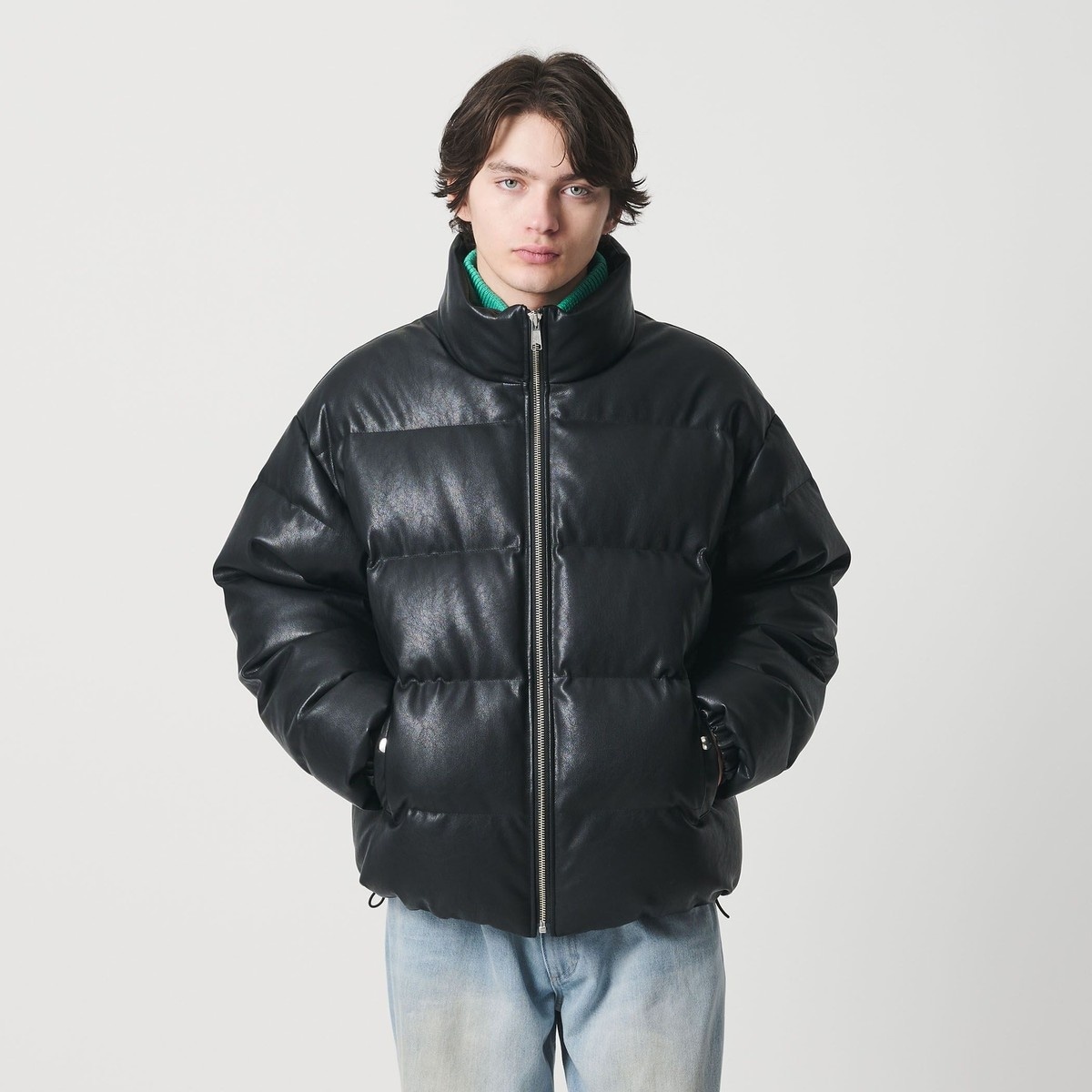レザーライク ダウン ジャケット | モンキータイム(monkey time