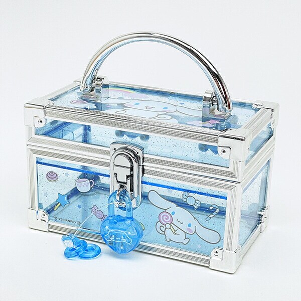 サンリオ シナモロール 鍵付きミニバニティケース 小物入れ シナモン