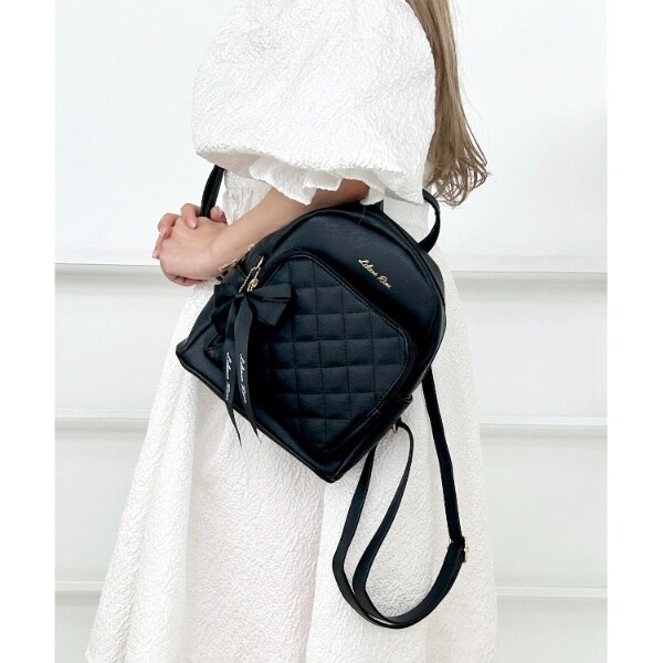 リボンチャーム付キルティングミニリュック | オーバータッシェ(Ober