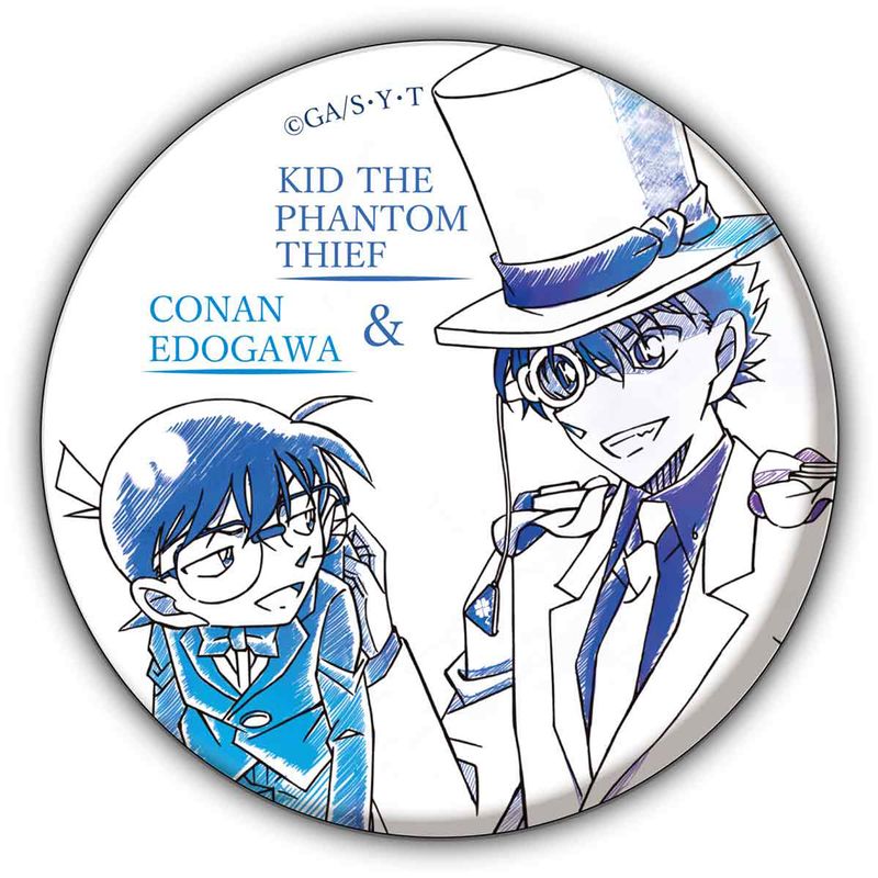 名探偵コナン_ペンシルアート 缶バッジコレクションVol.4 江戸川コナン