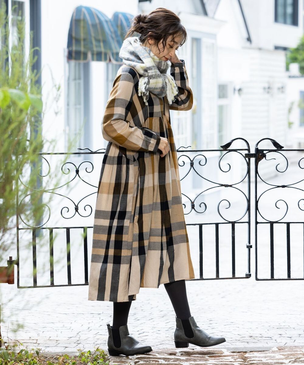 PP closet チェックワンピース31サイズ 31 Sons de mode（トランテアン