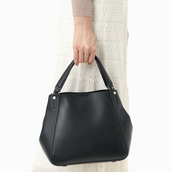 BARCOS/バルコス】シュリンクレザー2wayバッグ＜プレミアム4点セット