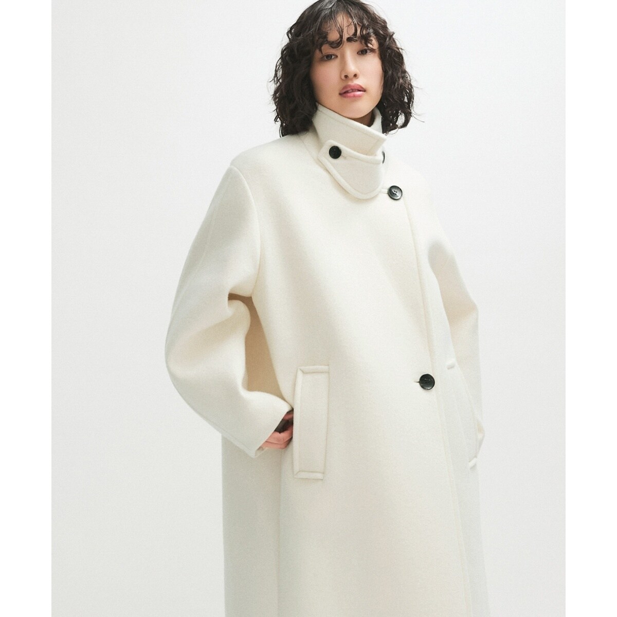 ウールボンディングロングコート | アダムエロペ(ADAM ET ROPE