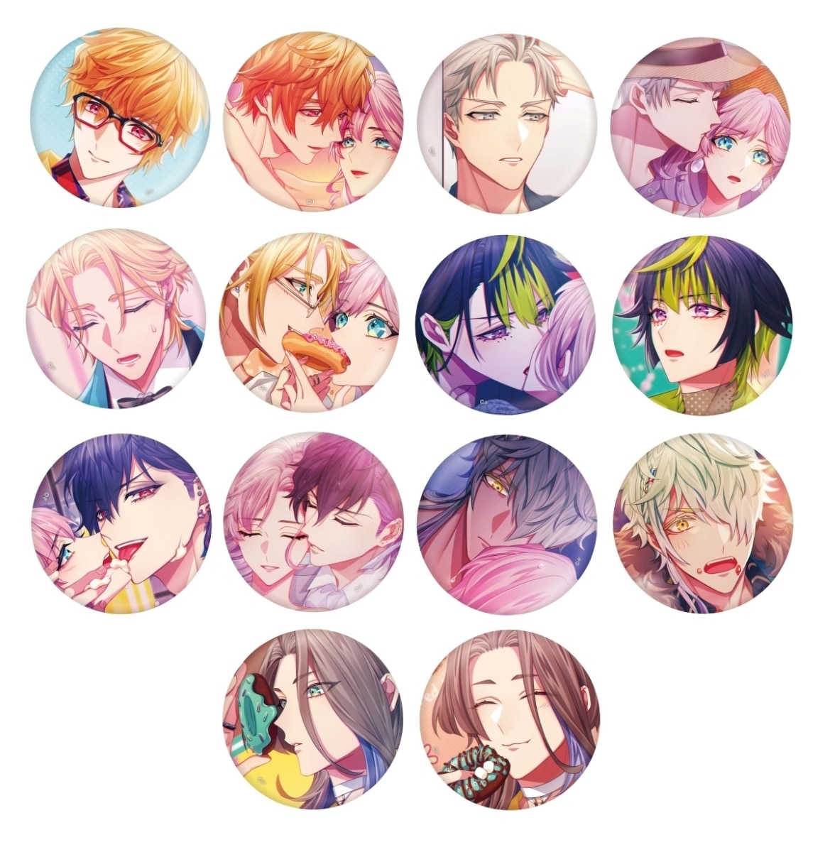 OVER REQUIEMZ オバレク 宝島 缶バッジ 特典 クロード OVER REQUIEMZ