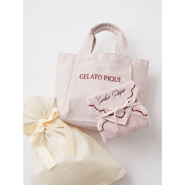 ラッピング済み】ランチトート＆ハンドタオルSET | ジェラート ピケ