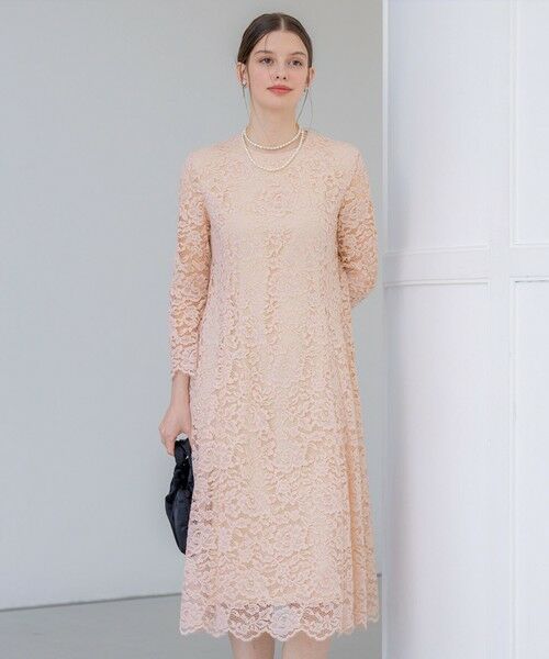 APPLAUDIR】シャイニーレース ドレス （ドレス）｜23区 / ニジュウ