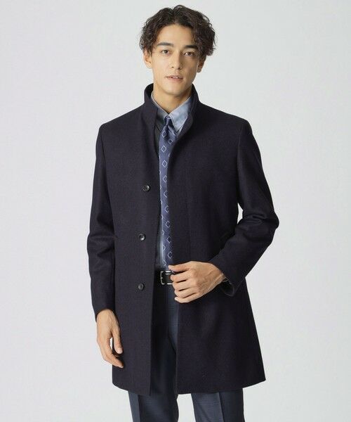 Nikkei magazine掲載】カシミヤ混スタンドカラーコート （その他