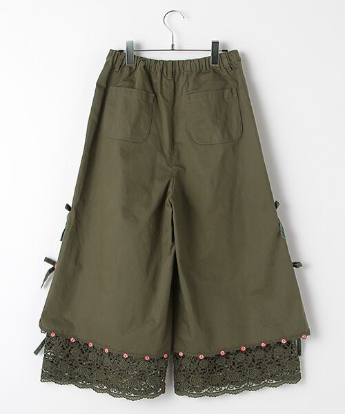 PINKHOUSEガウチョパンツ レース付き PINKHOUSEガウチョパンツ レース