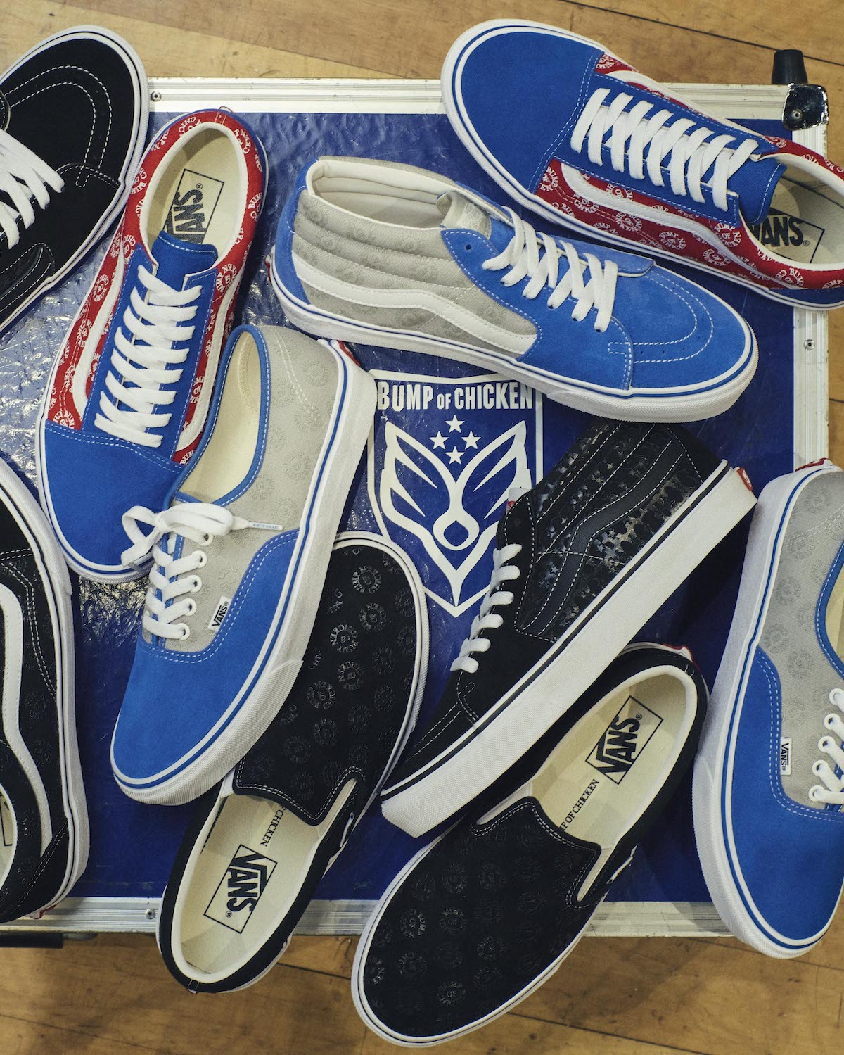 BUMP OF CHICKENと「ヴァンズ」のコラボ第2弾が9月8日に発売 デザイン