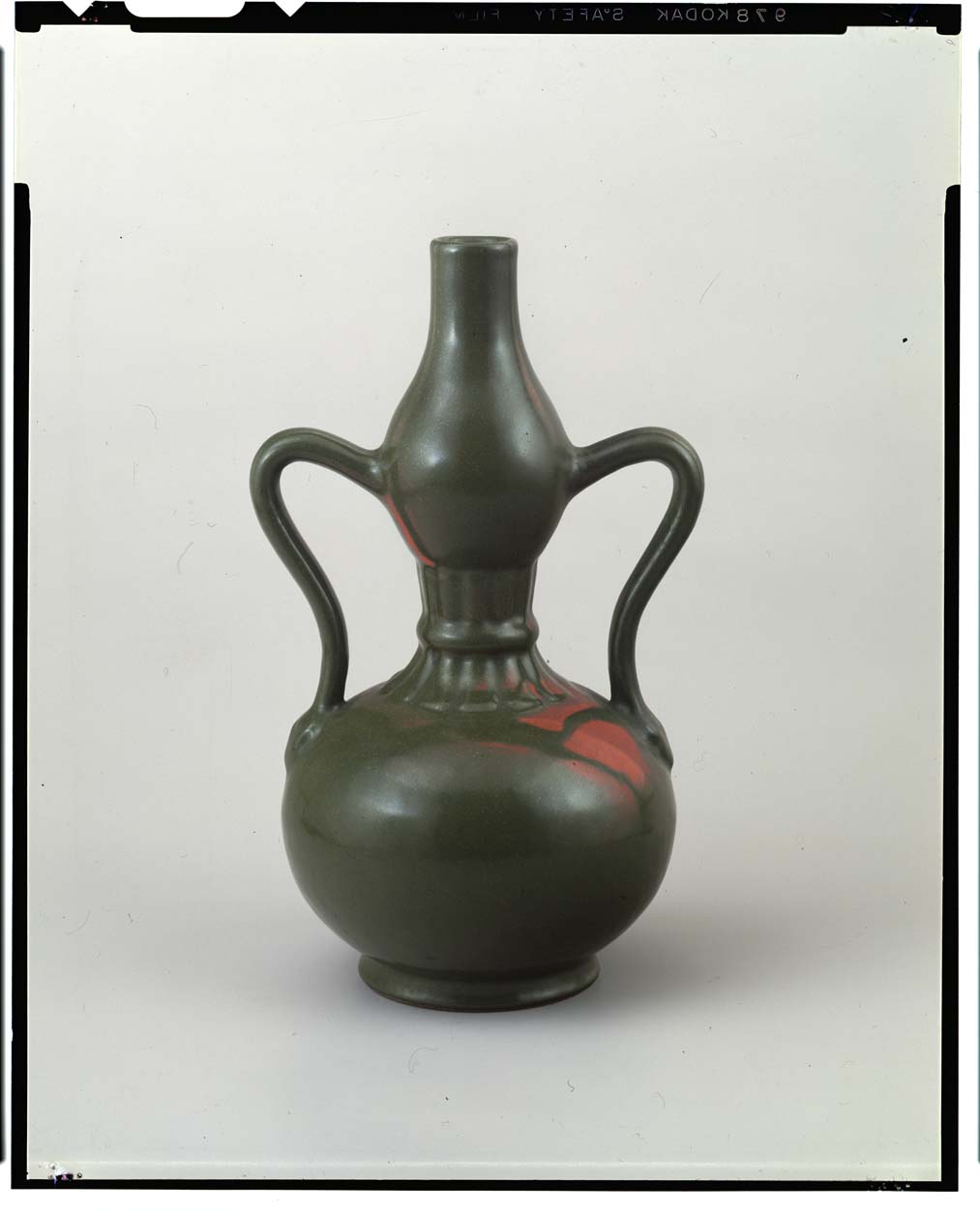 中国古美術・旧蔵の陶磁器:五連管瓶・13x23cm・茶道具・案頭・置物