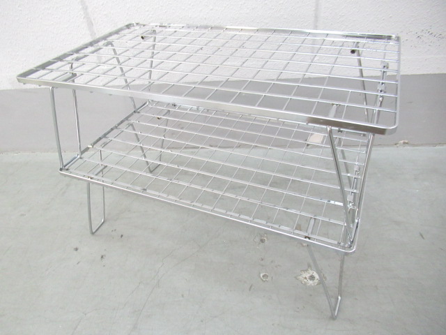 UNIFLAME.フィールドラック シルバー 2枚セット【希少色】 UNIFLAME