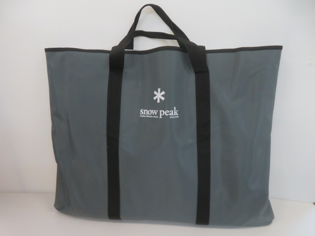 スノーピーク エントリーIGTとマルチパーパストートバッグM peak