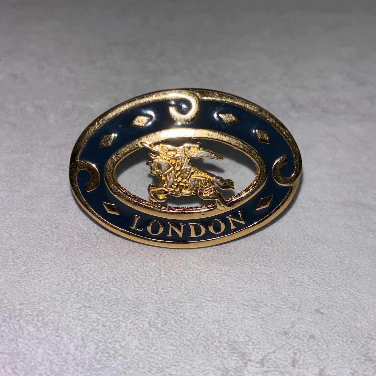 古着通販】80-90s burberrys brooch バーバリー ブローチ BURBERRYの