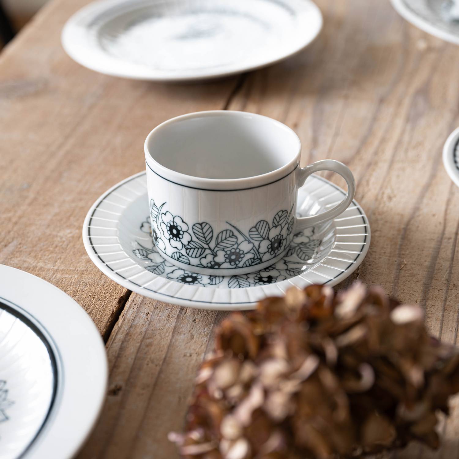 Antico flower アンティコフラワー カップ&ソーサー ブロッサム[定番