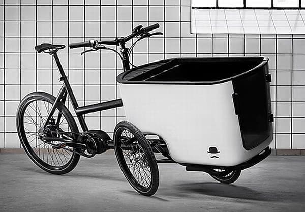 カーゴバイク 三輪自転車 フロントカーゴ 木箱付き【☆直接引渡しのみ