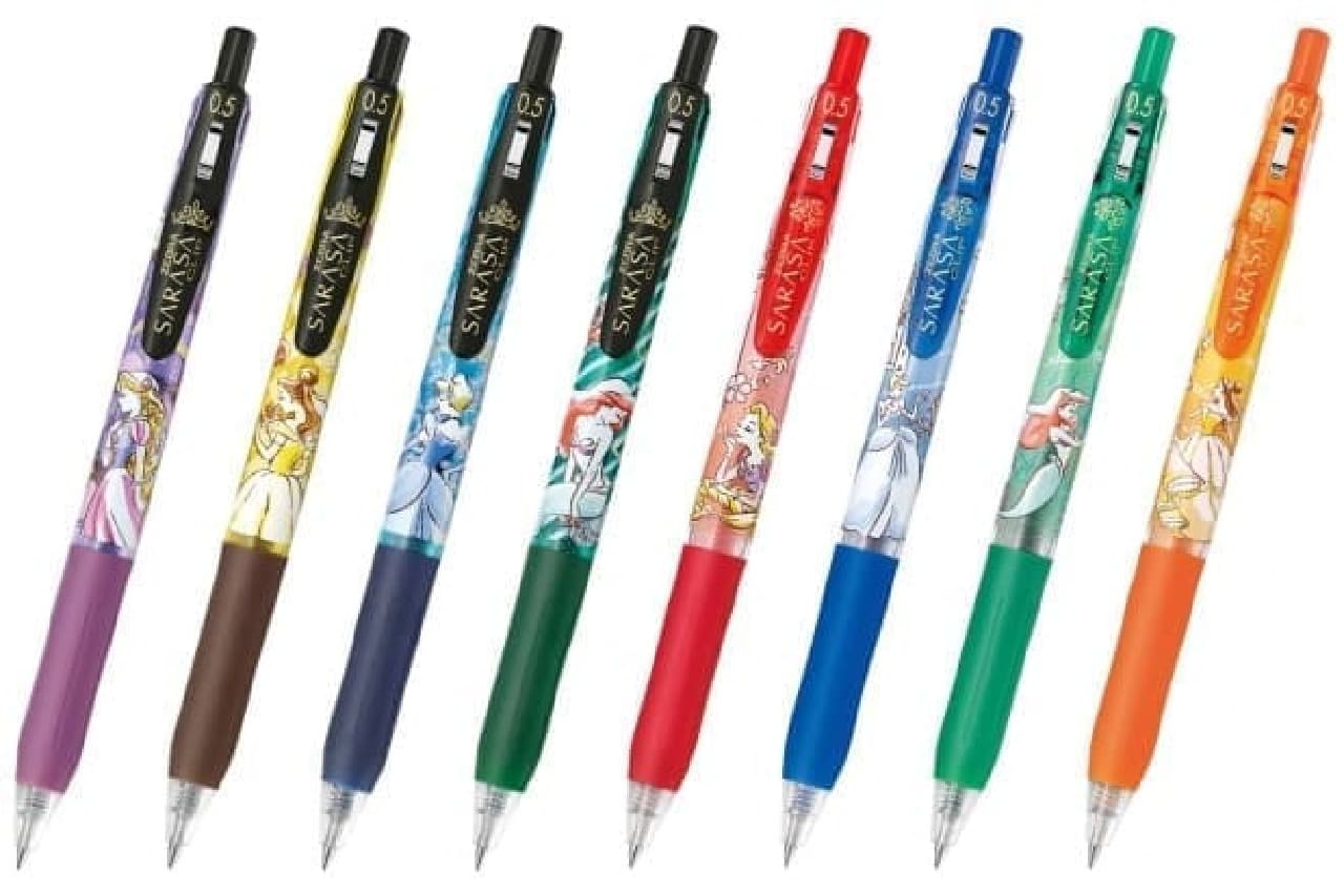 ディズニープリンセスデザインの「サラサクリップ」が限定発売