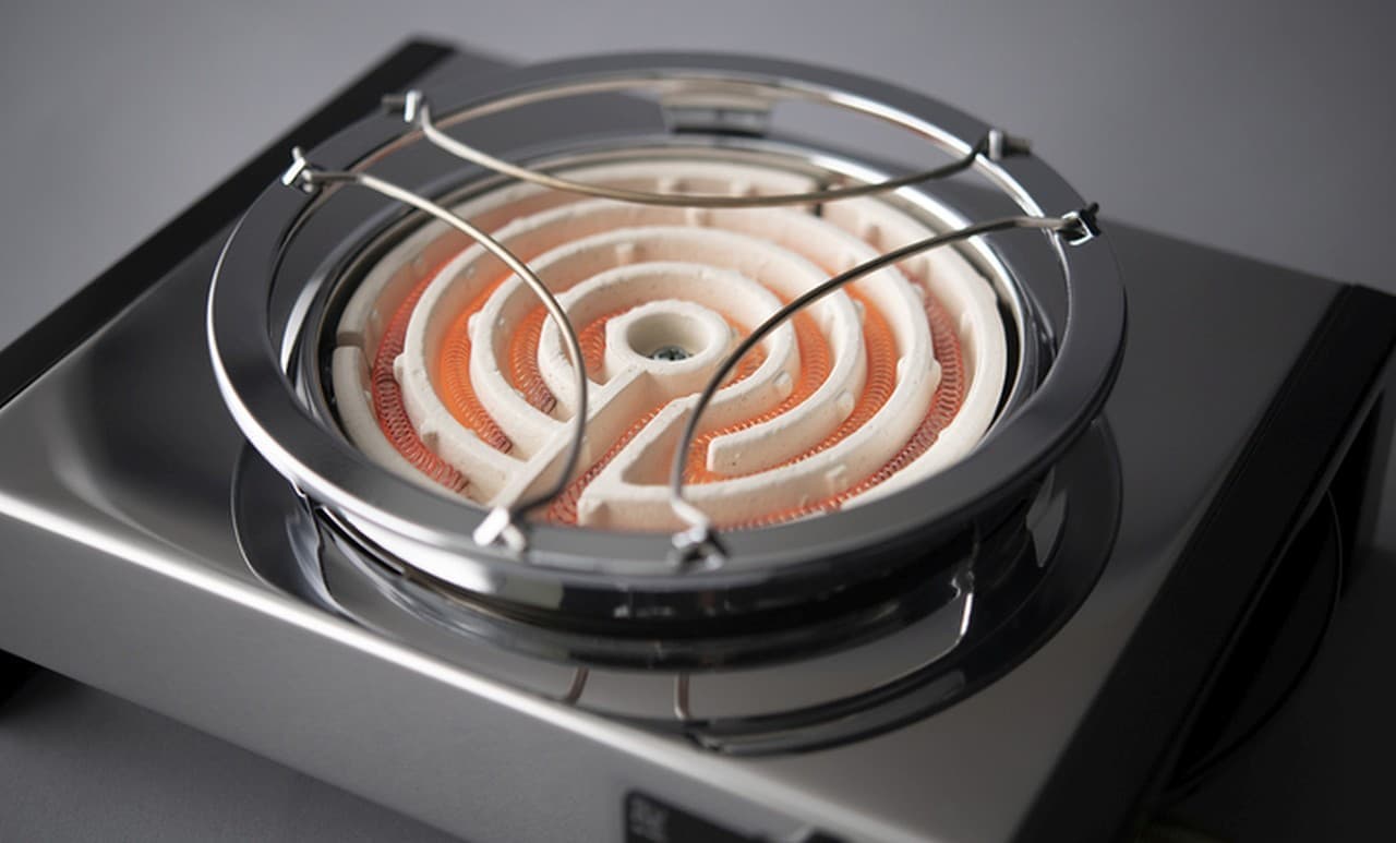 一周回っておしゃれかも？昭和レトロな家庭用電気コンロ「SK-65V」発売