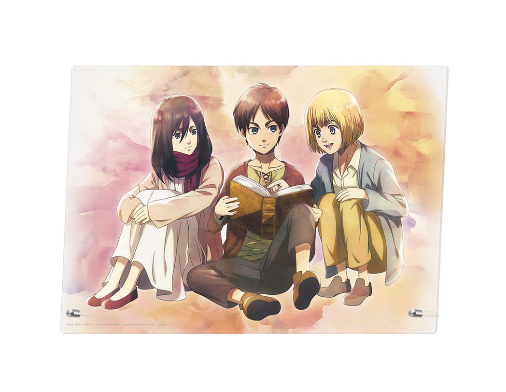 進撃の巨人 クリアファイル エレン、ミカサ、アルミン Amazon.co.jp