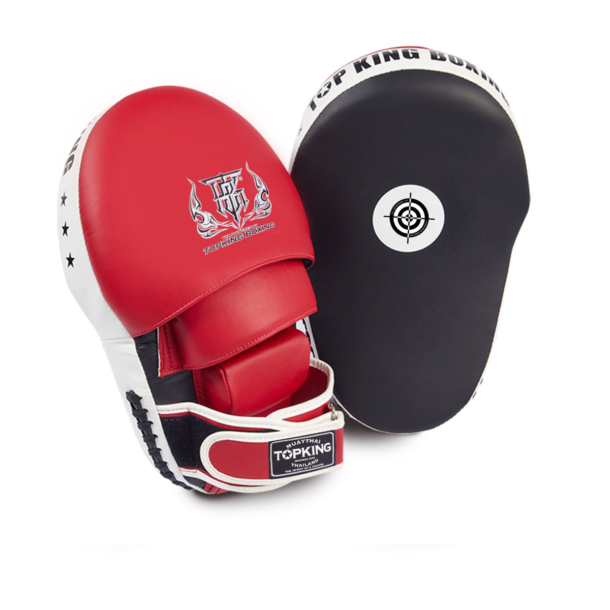 THAISMAI (タイサマイ) キックミット 黒に赤ライン2個セット THAISMAI