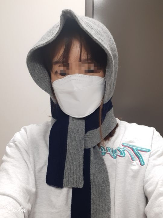 MUSINSA公式 | ENZO BLUES バラクラバマフラー (スティールグレー