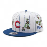 ブランド名 キャップ ポリエステル ホワイト×マルチカラー ニューエラ