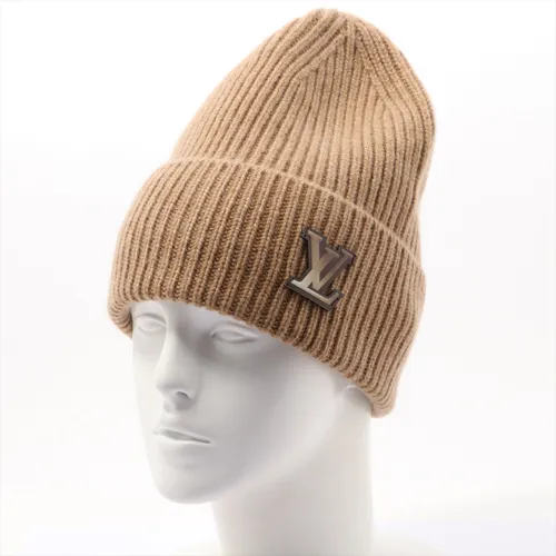 ルイヴィトン カシミア ニット帽 ボネ・LVサークル
