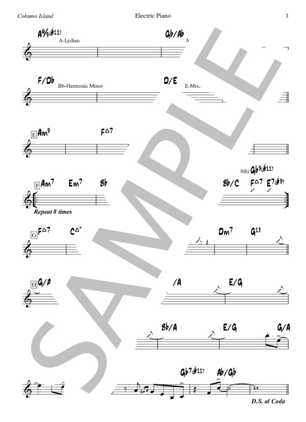 裁断済 渡辺香津美／TOCHIKA タブ譜付きギタースコア 裁断済 渡辺