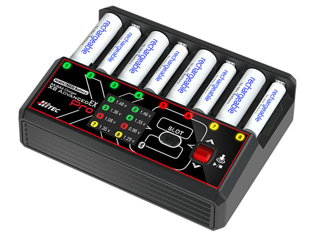 ハイテック】 単3/ 単4充電器［ AA/AAA チャージャー X8 アドバンス EX
