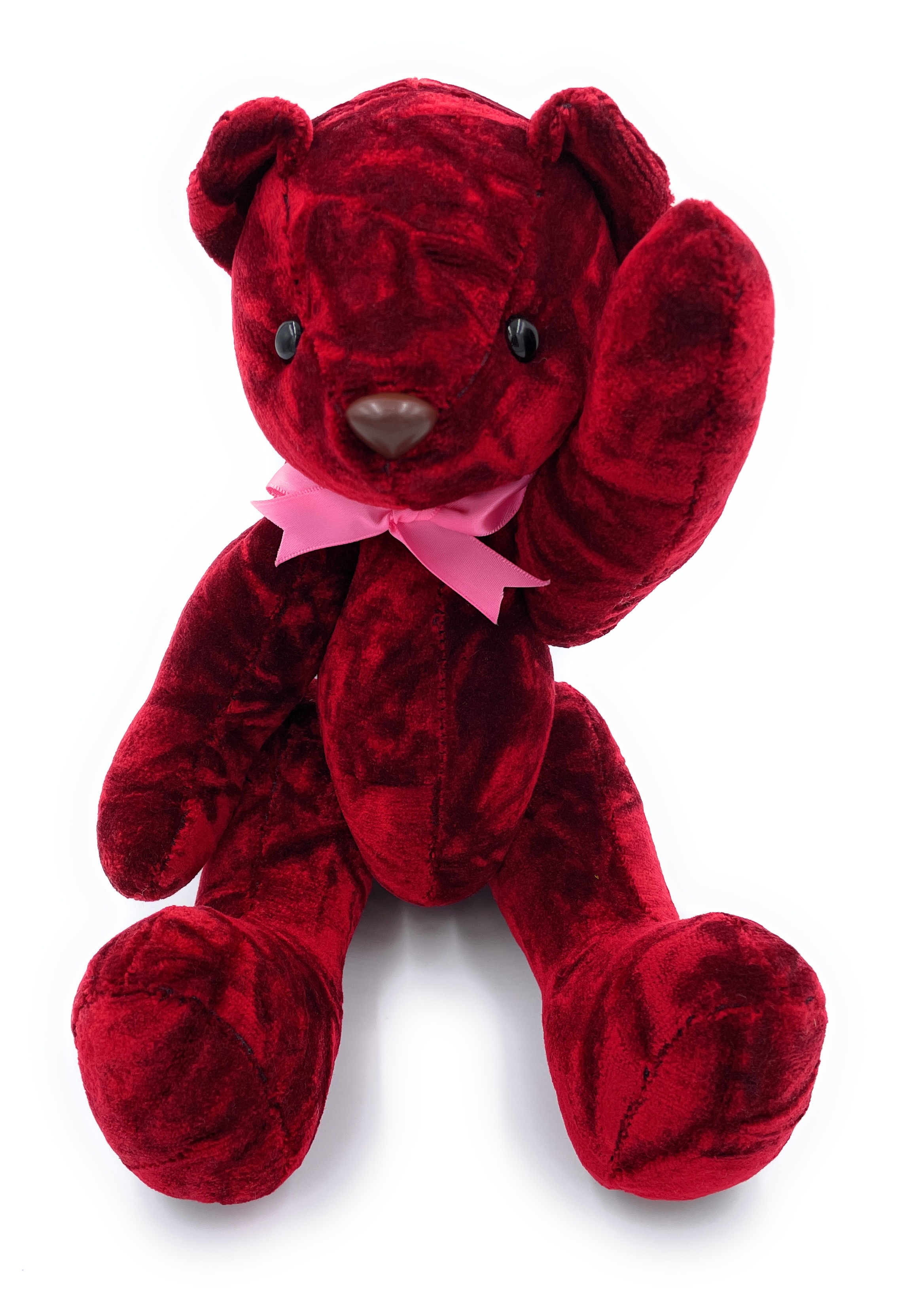 金華山ぬいぐるみ】スライド時に代わりにご挨拶♪くまちゃん（チンチラ