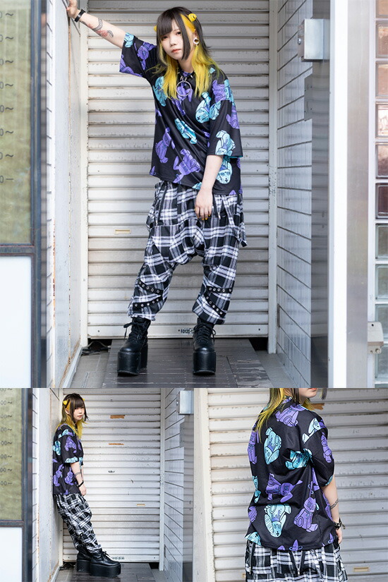 楽天市場】Pバニードール Tシャツ 半袖 パンク ロック V系