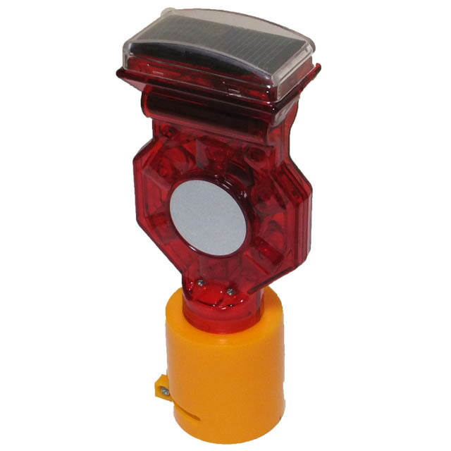 ソーラーフラッシュ点滅灯 LED 幅65mm（赤/緑交互点滅） Amazon.co.jp